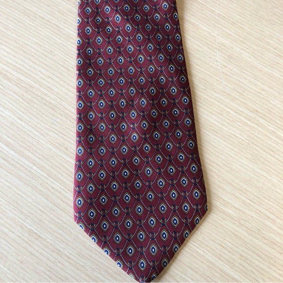 💕2/$16💕Beaufort 100% SilkTie Rack Patterned Tie - Picture 2 of 5